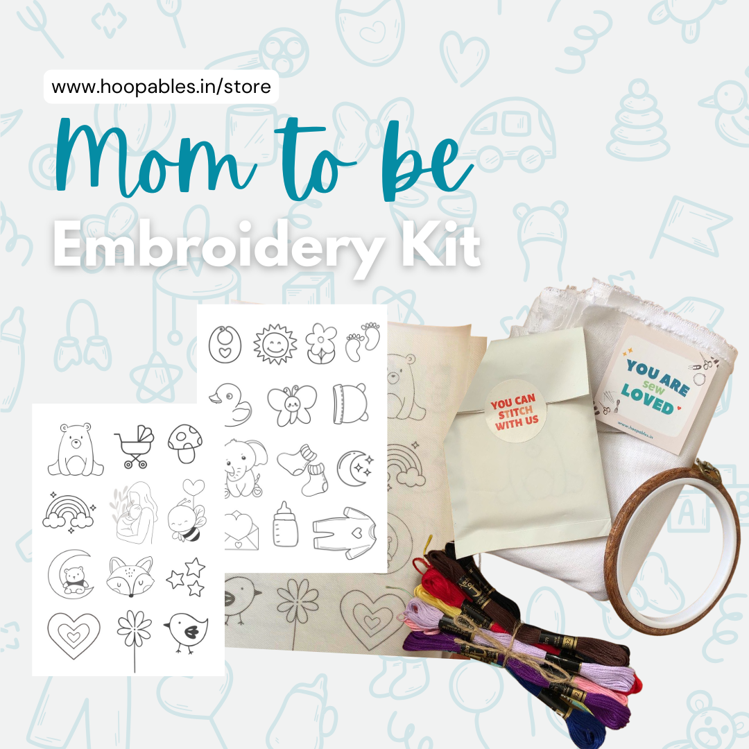 Mom-to-Be Embroidery Kit