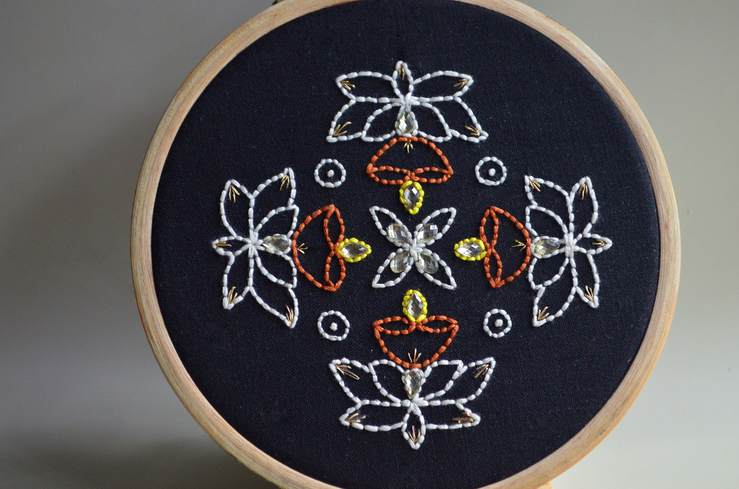 Padma Kolam - 6” (Black)