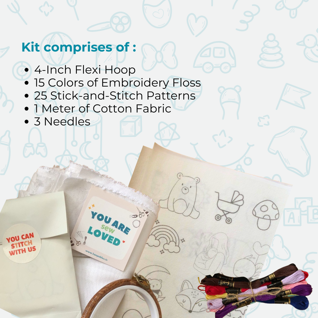 Mom-to-Be Embroidery Kit