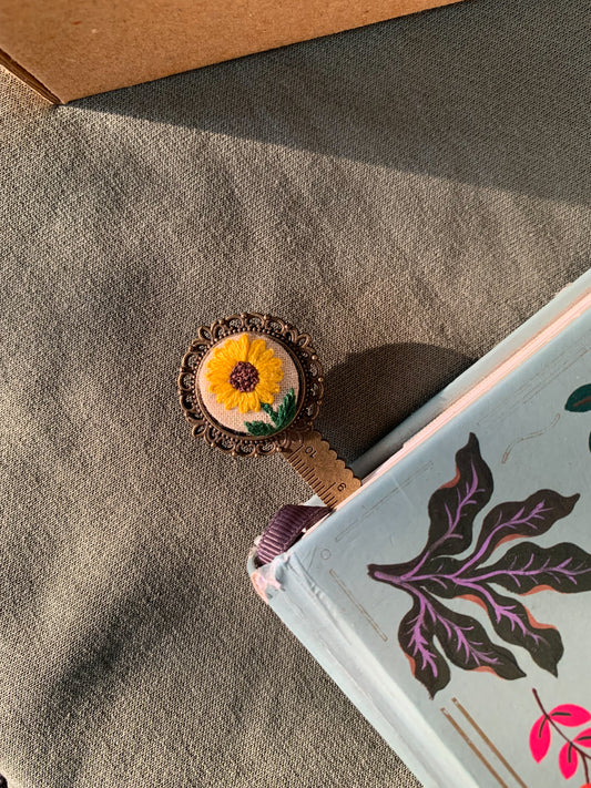 Sunflower - Antique bookmark