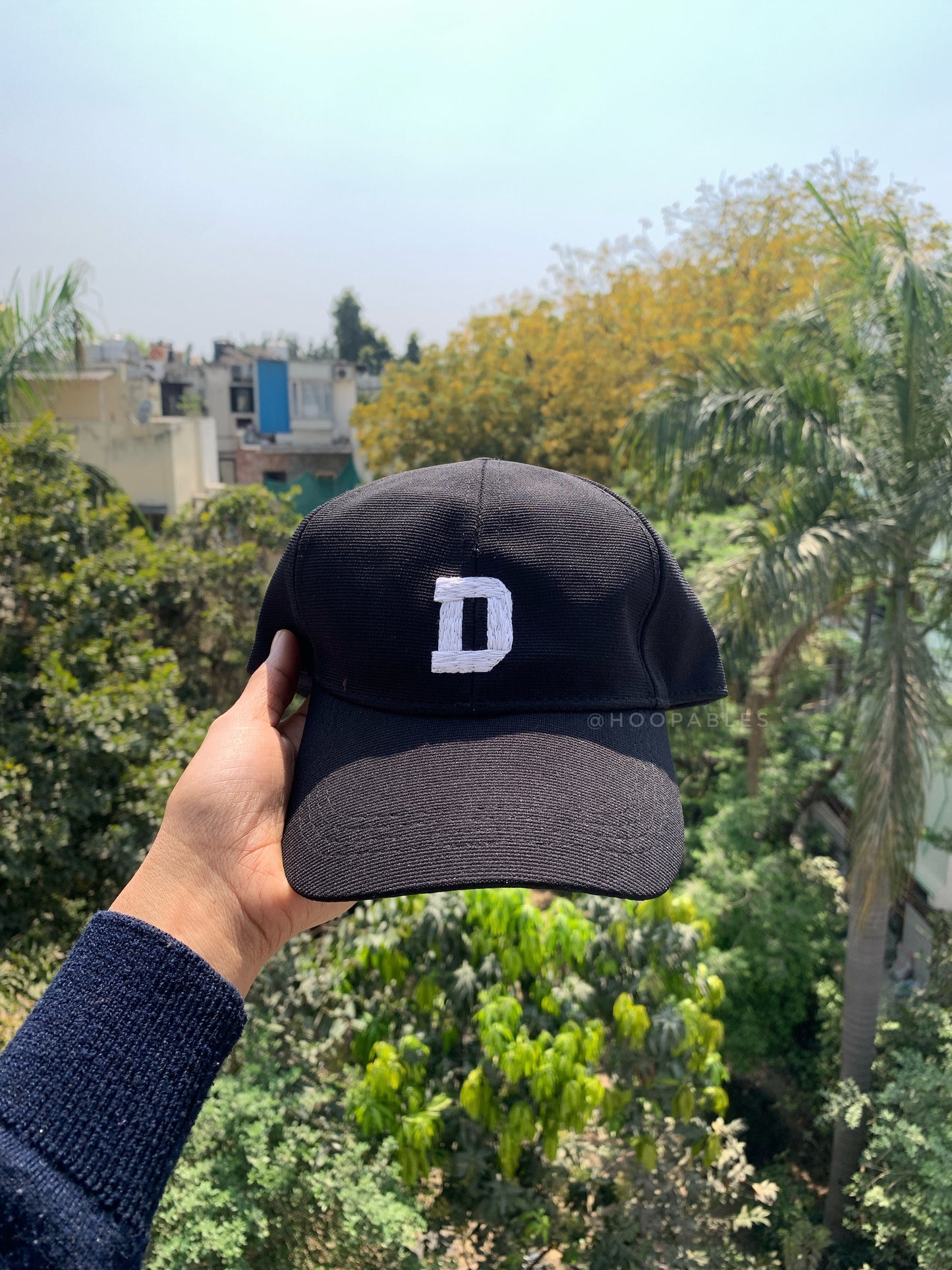 Custom Initial Cap (Black)