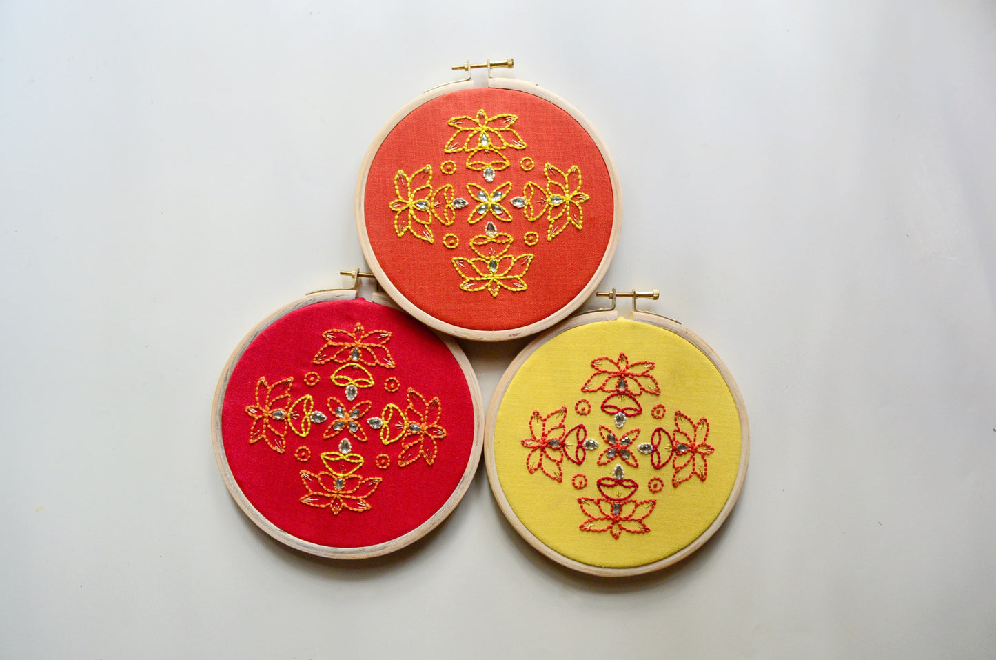 6” Padma Kolam - Set of 6