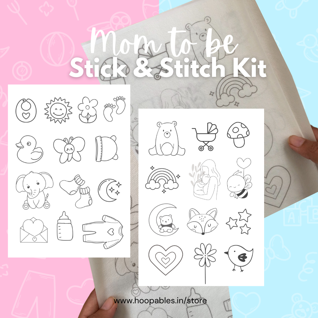 Mom-to-Be Stick & Stitch (Set of 25)