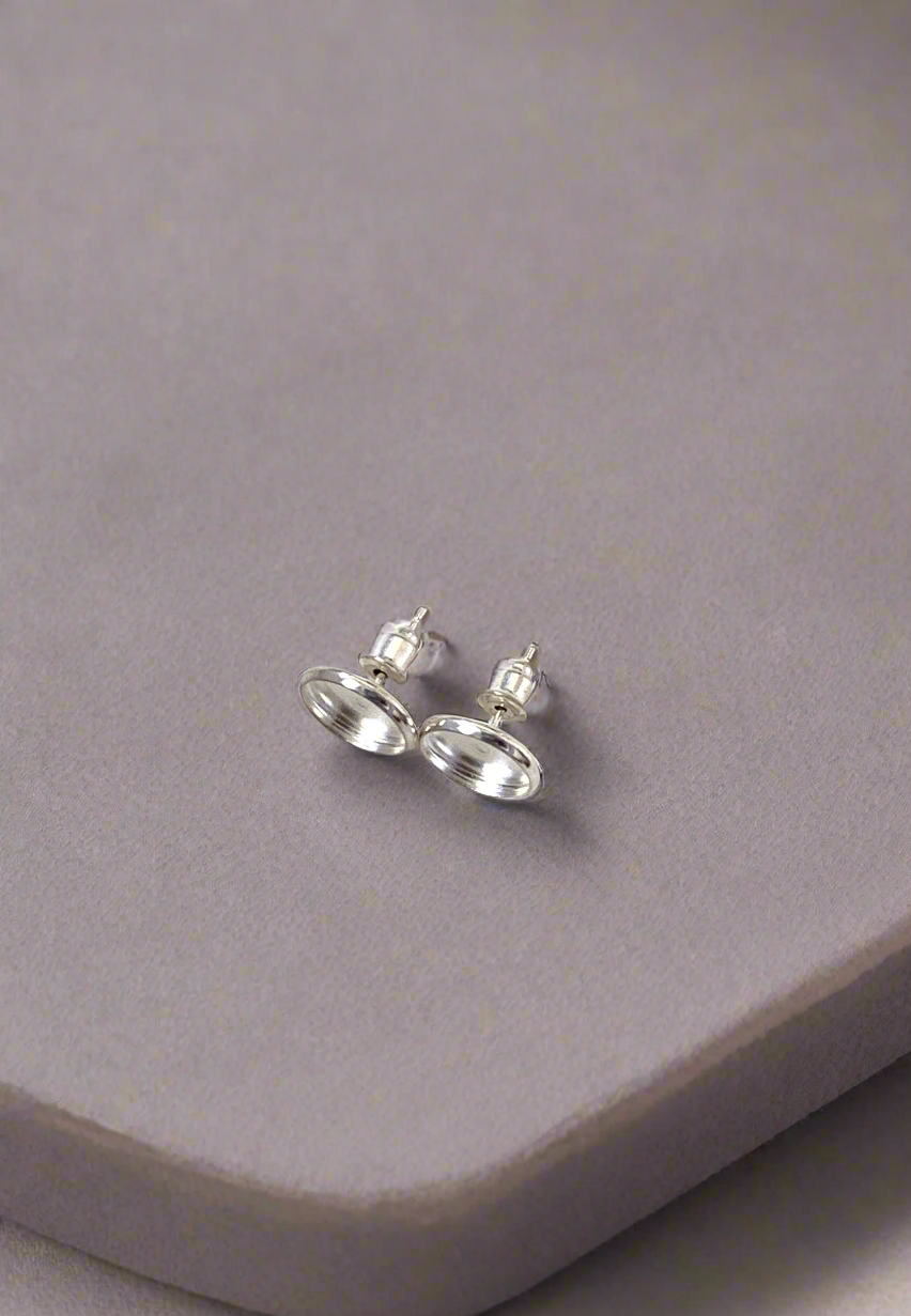 Stud Earring Base Pair (10 mm)