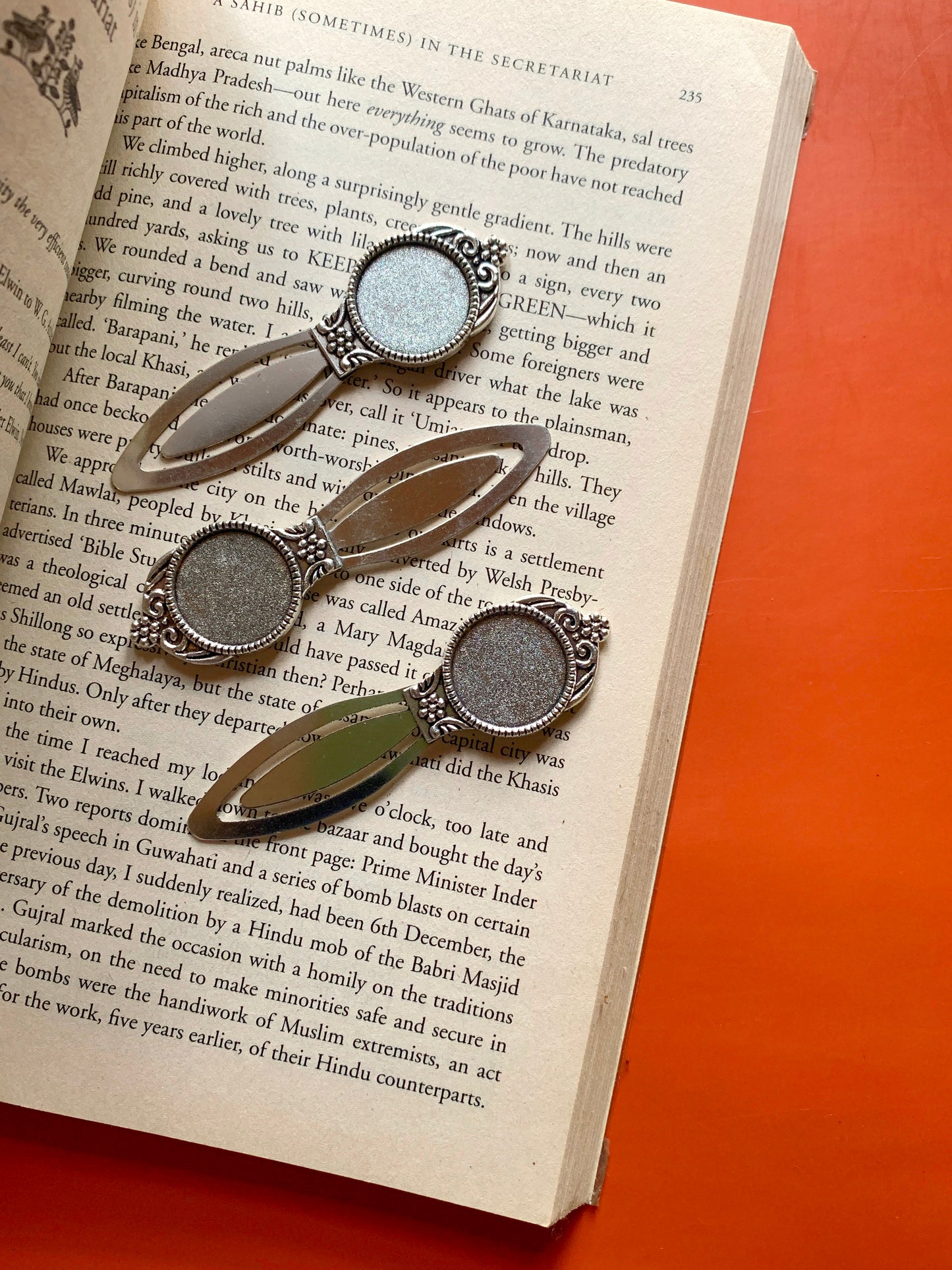 Vintage Bookmark Base 4 (Silver)