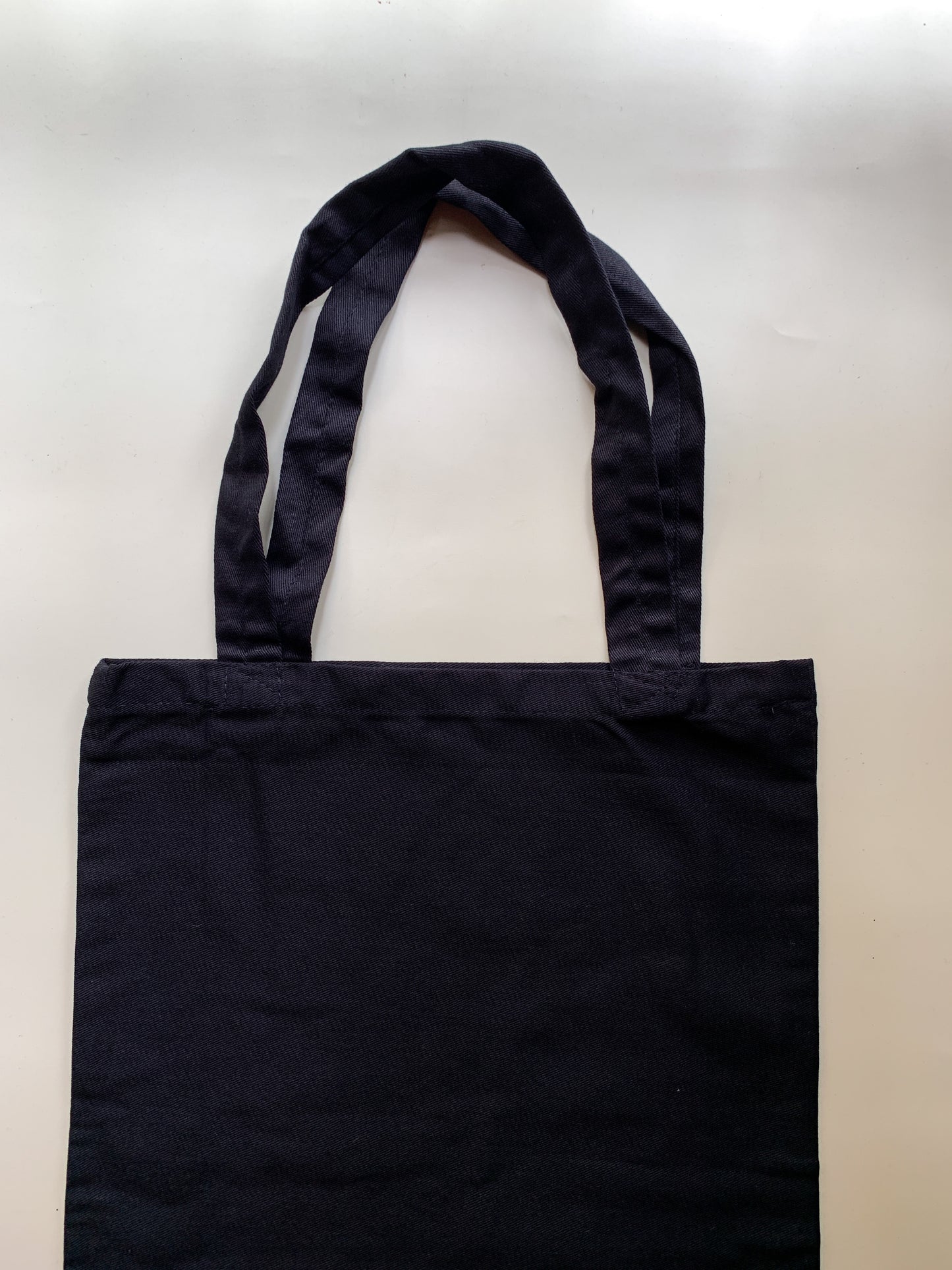 Plain Canvas Tote Bag (Black)